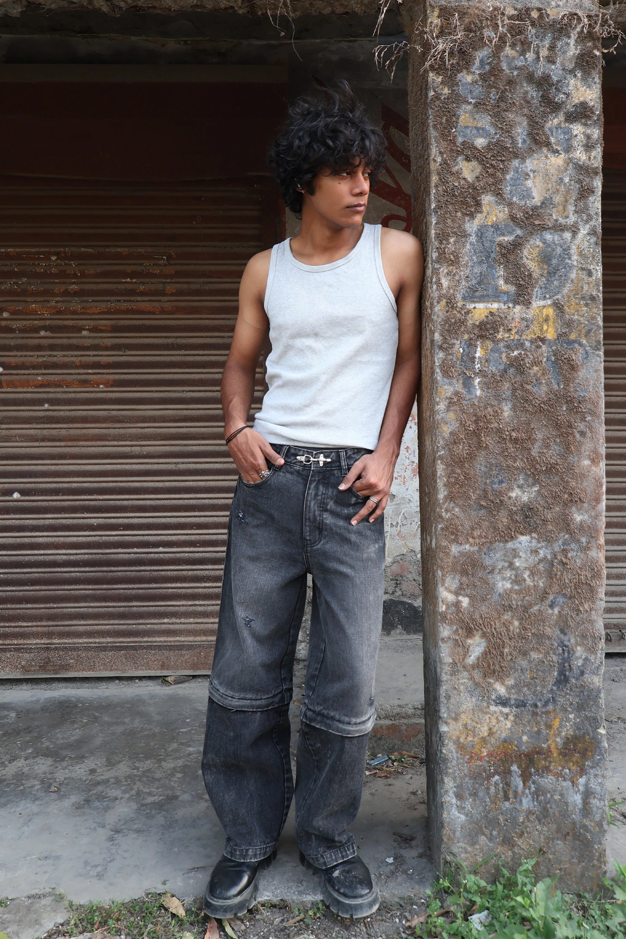 Black Convertible denim