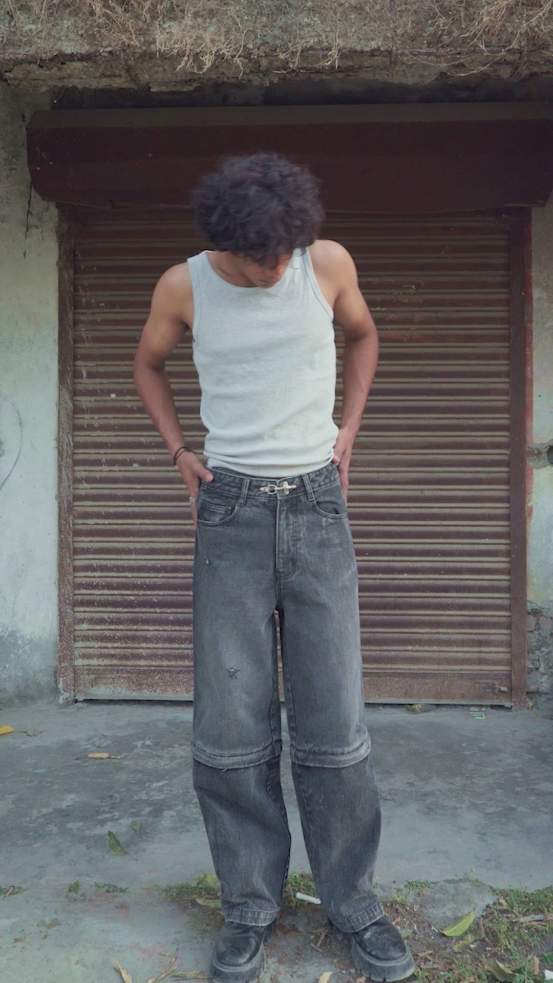Black Convertible denim